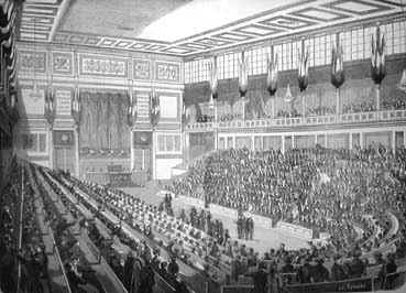 salle des séances de l'Assemblée constituante de 1848