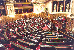 Sénat : l'Hémicycle, salle des séances publiques