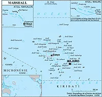 Carte des Iles Marshall