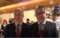 Jean Bizet et Guido Wolf à Sofia le 22 janvier 2018