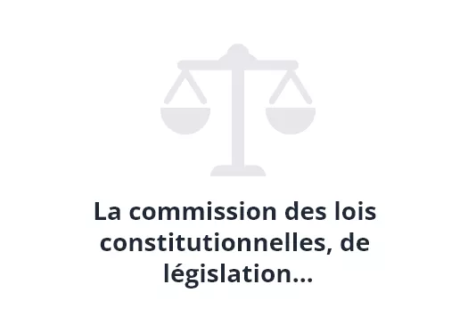 La commission des lois constitutionnelles, de législation, du suffrage universel, du Règlement et d'administration générale