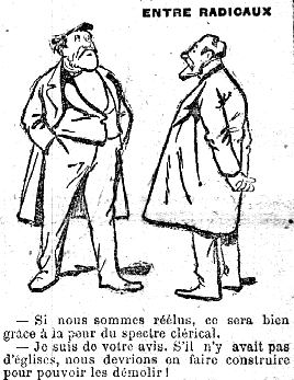 Dessin paru dans La République - 26 juin 1901