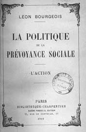 Couverture de La politique de prévoyance sociale (1916-1919)