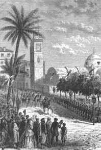 Entrée du maréchal Mac Mahon à Alger en 1864