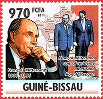 Timbre de Guinée-Bissau de 970F CFA émis en 2011