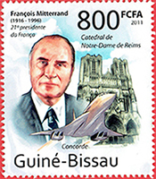Timbre de Guinée-Bissau de 800F CFA, émis en 2011