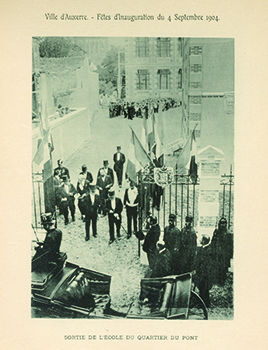 Réception de M. Combes à Auxerre, le 4 septembre 1904, Archives municipales d'Auxerre, 1 / 99