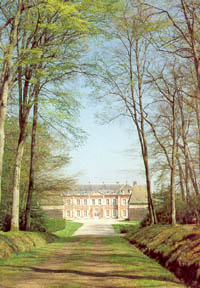 Château de Sassy, vue du parc
