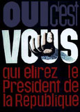 Affiche éditée par l'Association nationale pour le soutien de l'action du général de Gaulle