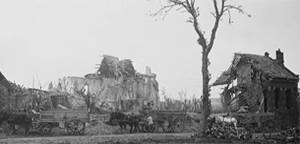ECPAD - SPA 2 W 180 - Ruines de l'église de Curlu. - 18/10/1916 - Ridel, Jacques